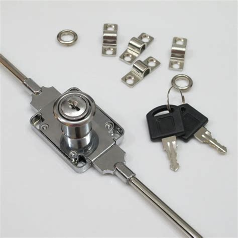 steel cabinet lock|locking bar for metal cabinet.